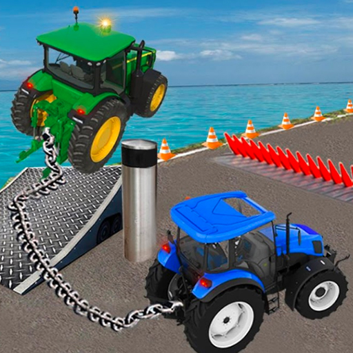 Play Chained Tractor Towing Simulator game at 