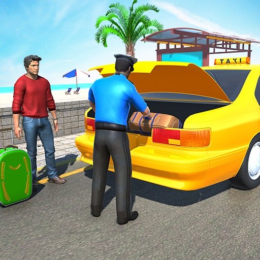 Play Offroad Mountain Taxi Cab Driver Game game at