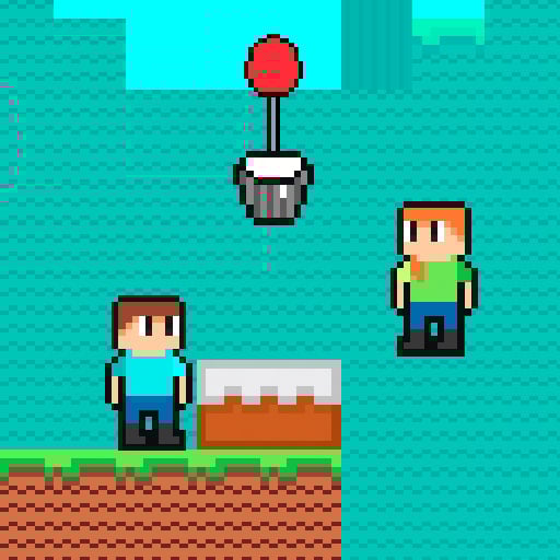 Brothers are making a cake